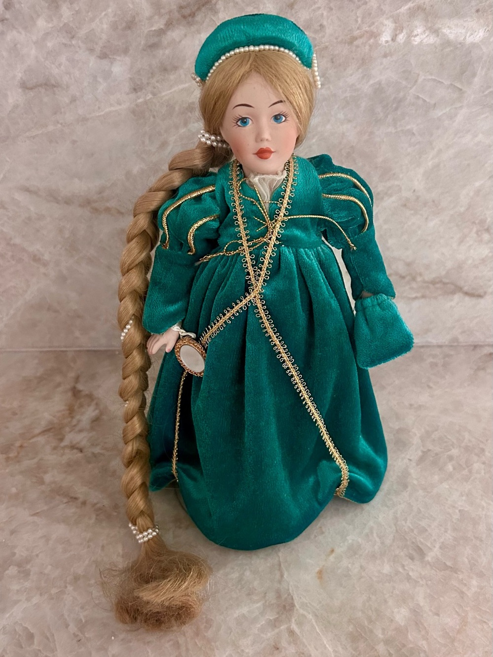 Danbury Mint Storybook Collection Rapunzel Porcelain Doll